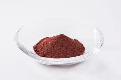 大気中でも黒くならず銅色を維持できる銅粉末の写真