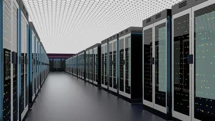 データセンターのサーバールーム