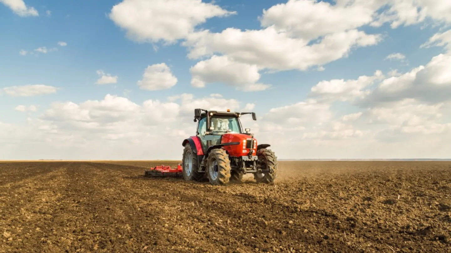 農業用トラクターのビジュアル