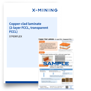 Copper-clad laminate (2-layer FCCL, transparent FCCL)
