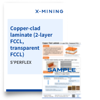 Copper-clad laminate (2-layer FCCL, transparent FCCL)
